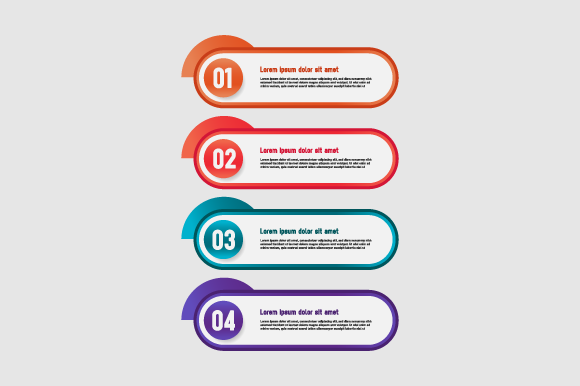 Abstract Set Infographic Banner: Elevating Visual Communication in Modern Design