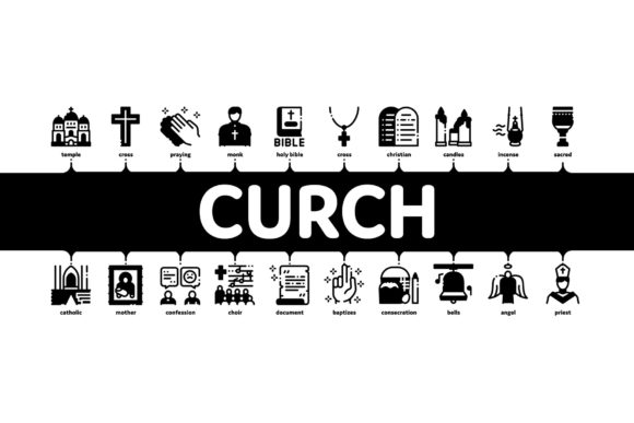 Church Christianity Minimal Infographic: Visual Clarity for Modern Faith Communication