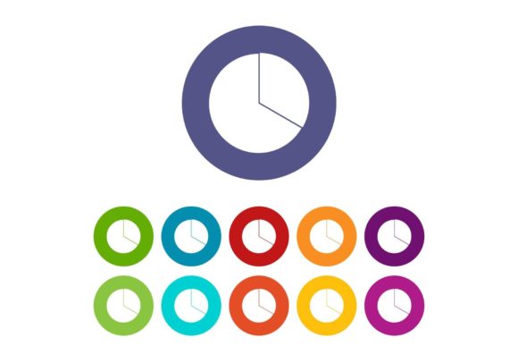 Circle Chart Infographic Set Icons: Integrating Visual Data Assets into Professional Workflows