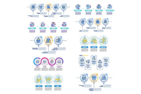 Hydrogen Production Vector Infographic: Visualizing Complex Energy Workflows