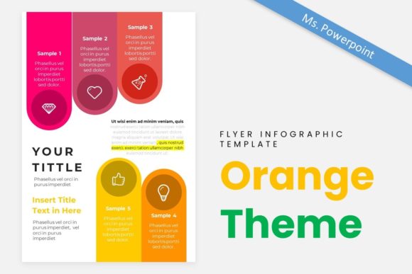 Infographic Flyer Template Orange Theme: A Practical Visual Tool for Clear Communication