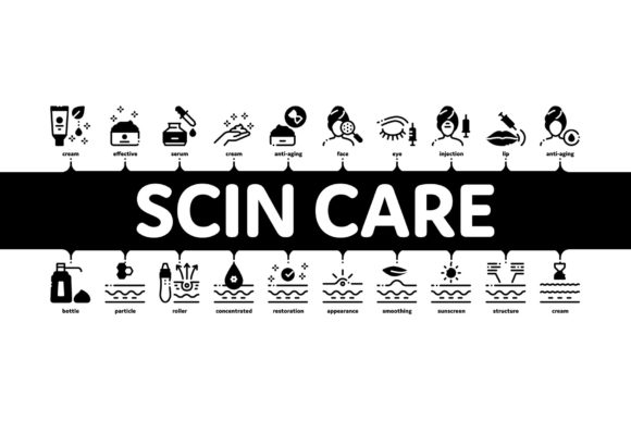 Minimal Skin Care Infographic Design Assets