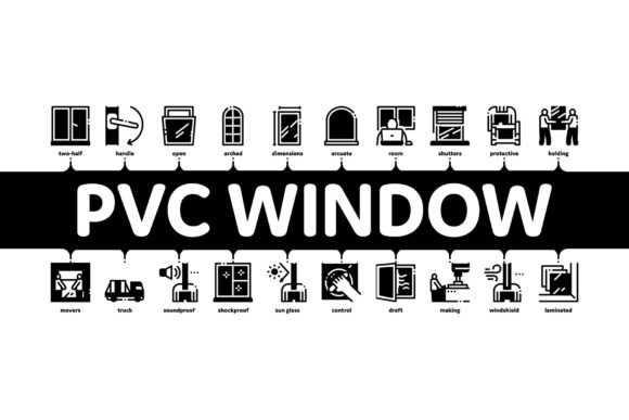Pvc Window Frames Minimal Infographic: Strategic Visual Communication for Technical Industries