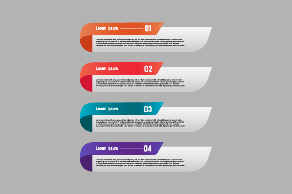 Streamlining Visual Communication with Banner Set Infographic Design Concepts