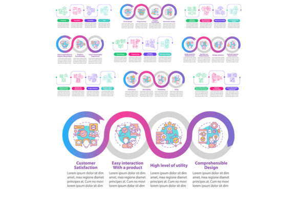 Visualizing User Experience: Leveraging the UX Basics Vector Infographic Template